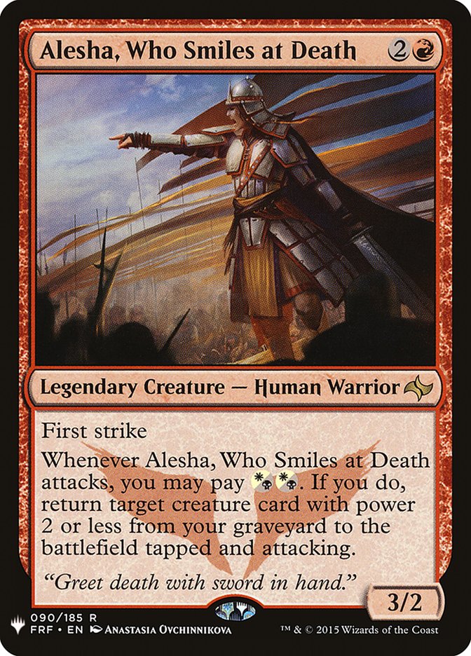Alesha, Who Smiles at Death [Mystery Booster] - Evolution TCG