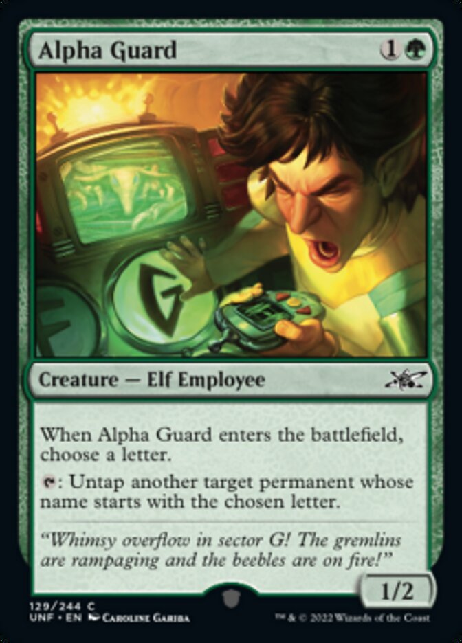 Alpha Guard [Unfinity] - Evolution TCG