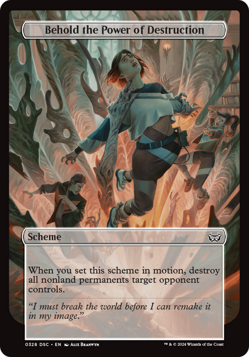 Behold the Power of Destruction (Full Art) [Duskmourn: Archenemy] - Evolution TCG