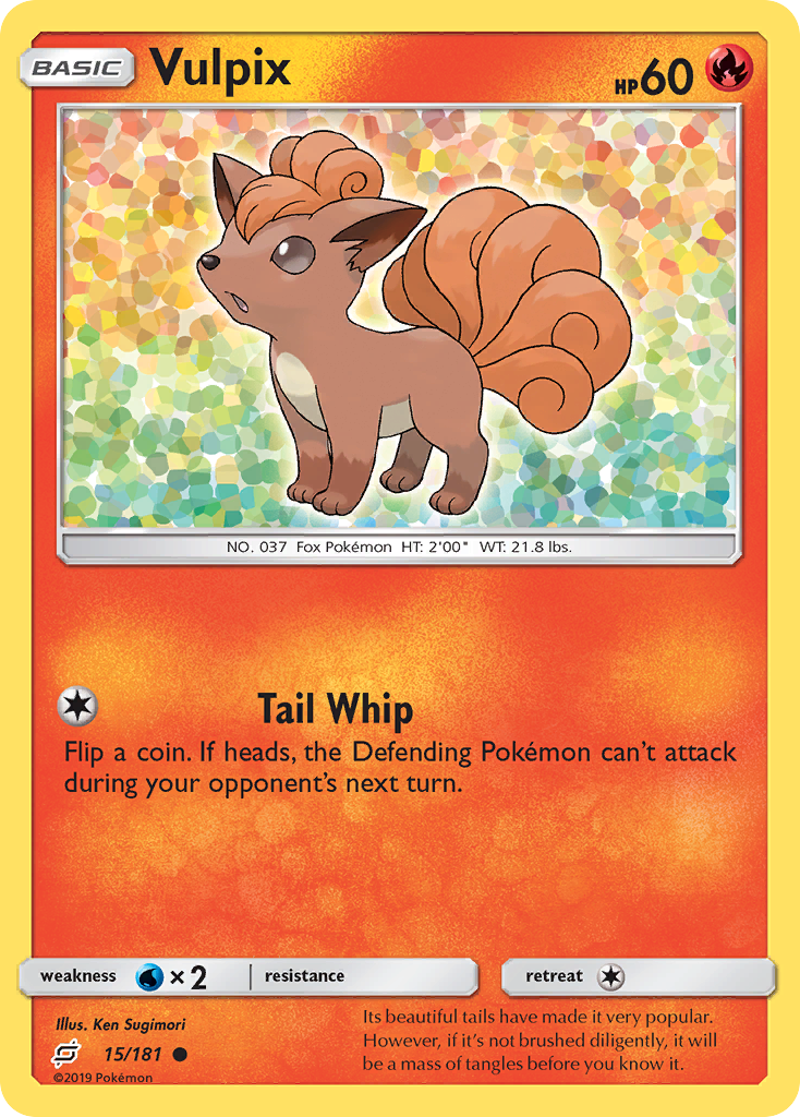 Vulpix (15/181) [Sun & Moon: Team Up] - Evolution TCG