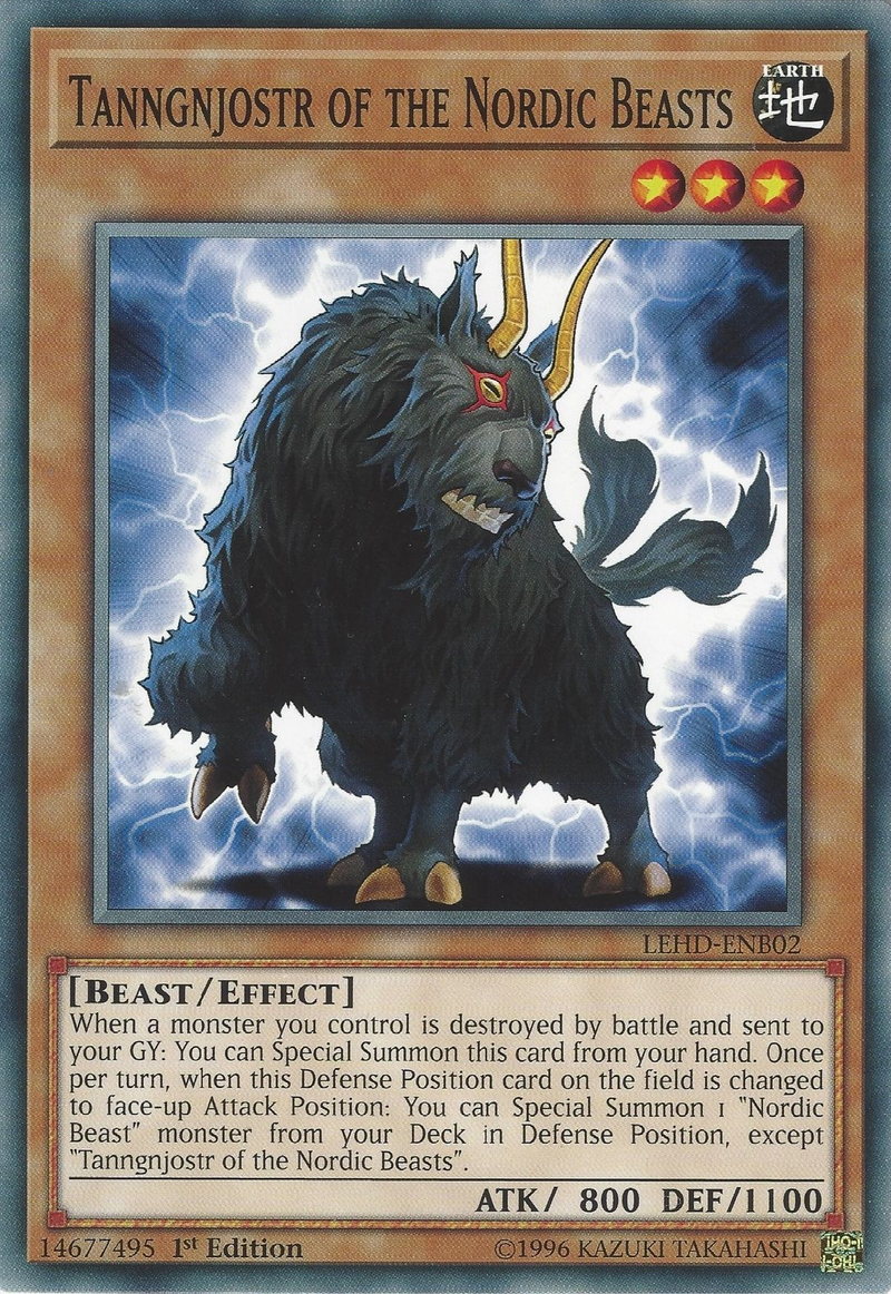 Tanngnjostr of the Nordic Beasts [LEHD-ENB02] Common - Evolution TCG