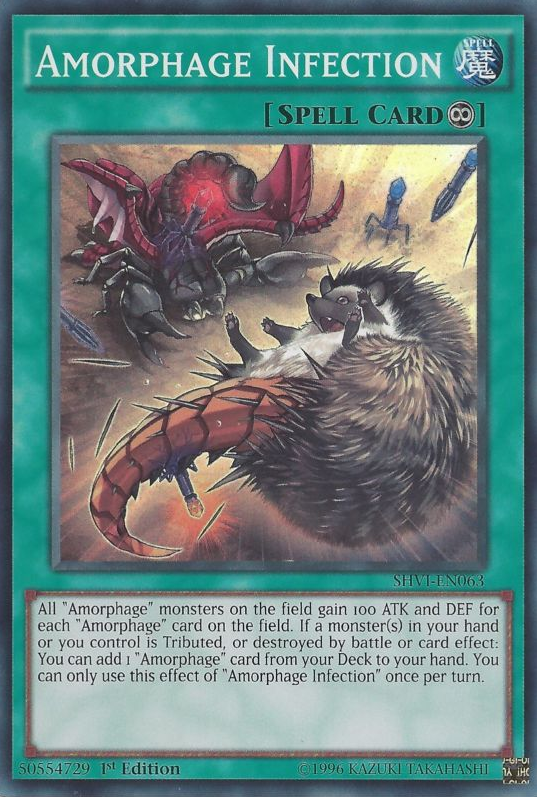 Amorphage Infection [SHVI-EN063] Super Rare - Evolution TCG