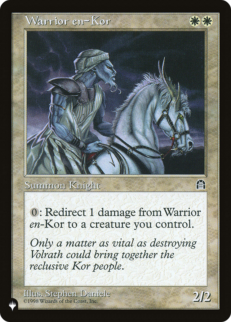 Warrior en-Kor [The List] - Evolution TCG