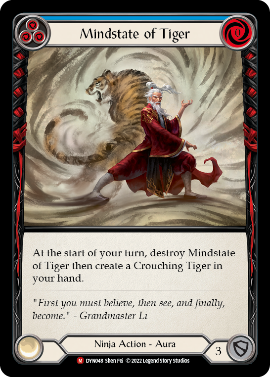 Mindstate of Tiger [DYN048] (Dynasty)  Rainbow Foil - Evolution TCG