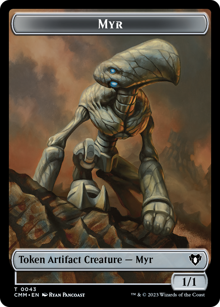 Eldrazi Scion // Myr Double-Sided Token [Commander Masters Tokens] - Evolution TCG