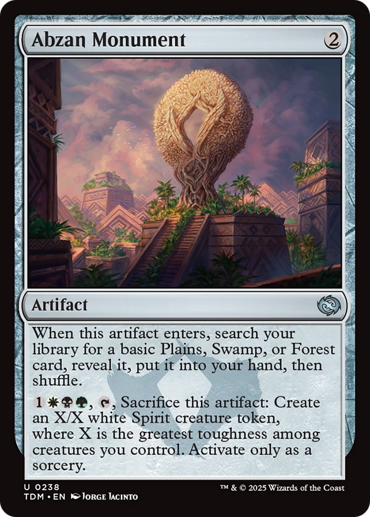 Abzan Monument [Tarkir: Dragonstorm] - Evolution TCG