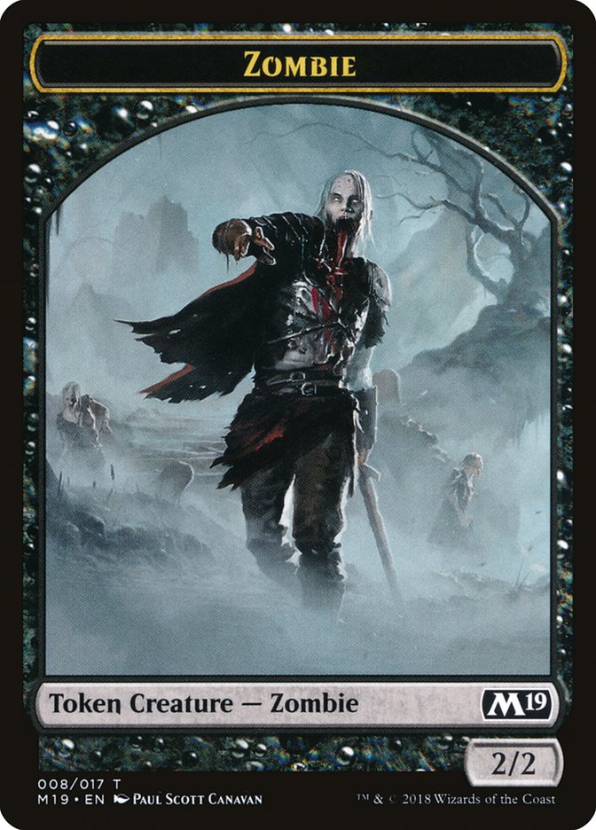 Zombie Token [Core Set 2019 Tokens] - Evolution TCG