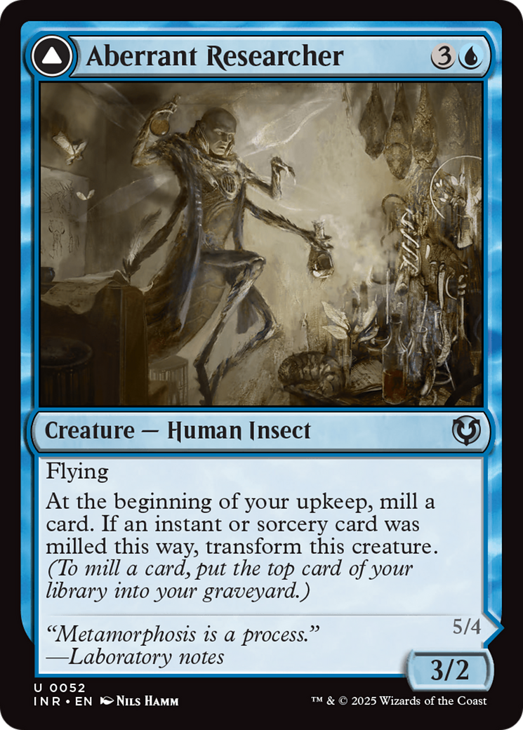 Aberrant Researcher // Perfected Form [Innistrad Remastered] - Evolution TCG