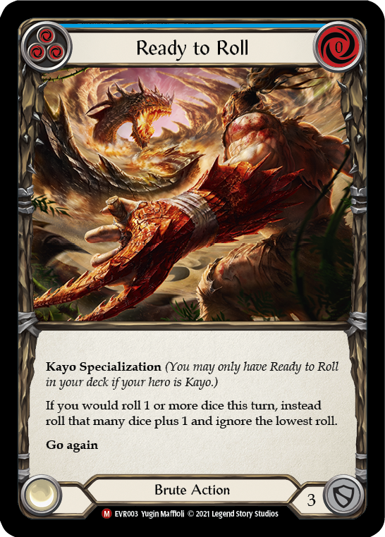 Ready to Roll [EVR003] (Everfest)  1st Edition Rainbow Foil - Evolution TCG