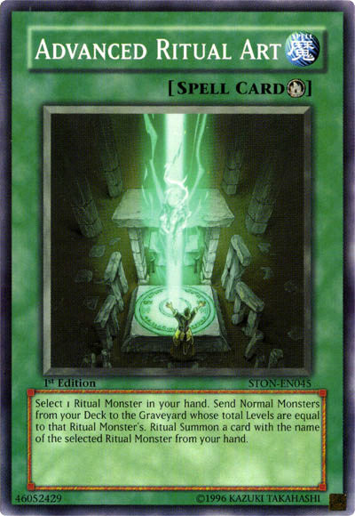 Advanced Ritual Art [STON-EN045] Common - Evolution TCG