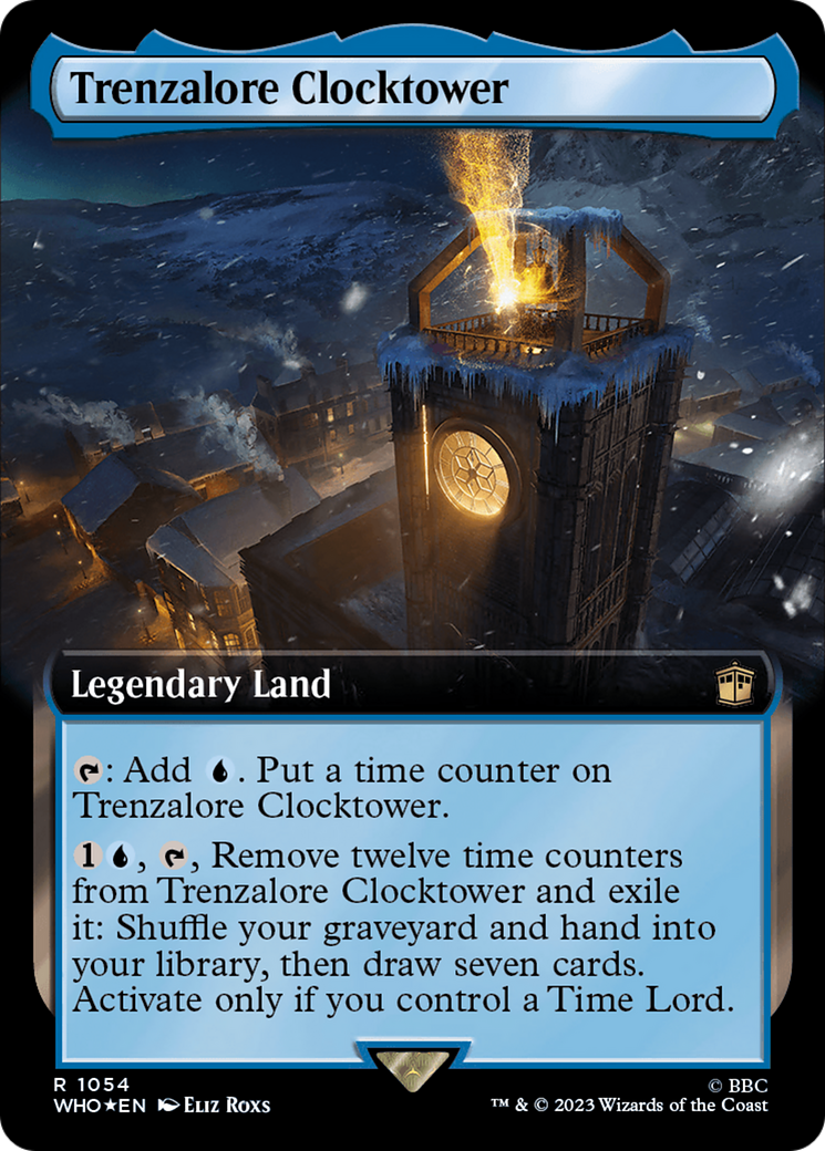 Trenzalore Clocktower (Extended Art) (Surge Foil) [Doctor Who] - Evolution TCG