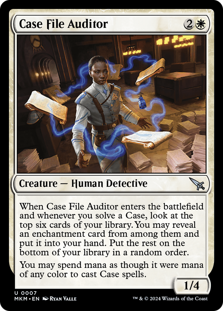 Case File Auditor (Blue) [Murders at Karlov Manor] - Evolution TCG