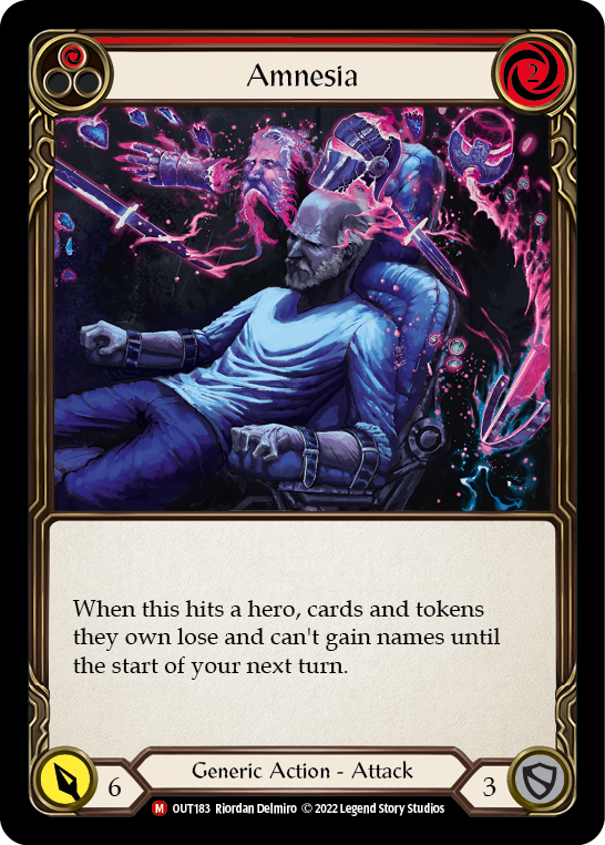 Amnesia [OUT183] (Outsiders) - Evolution TCG