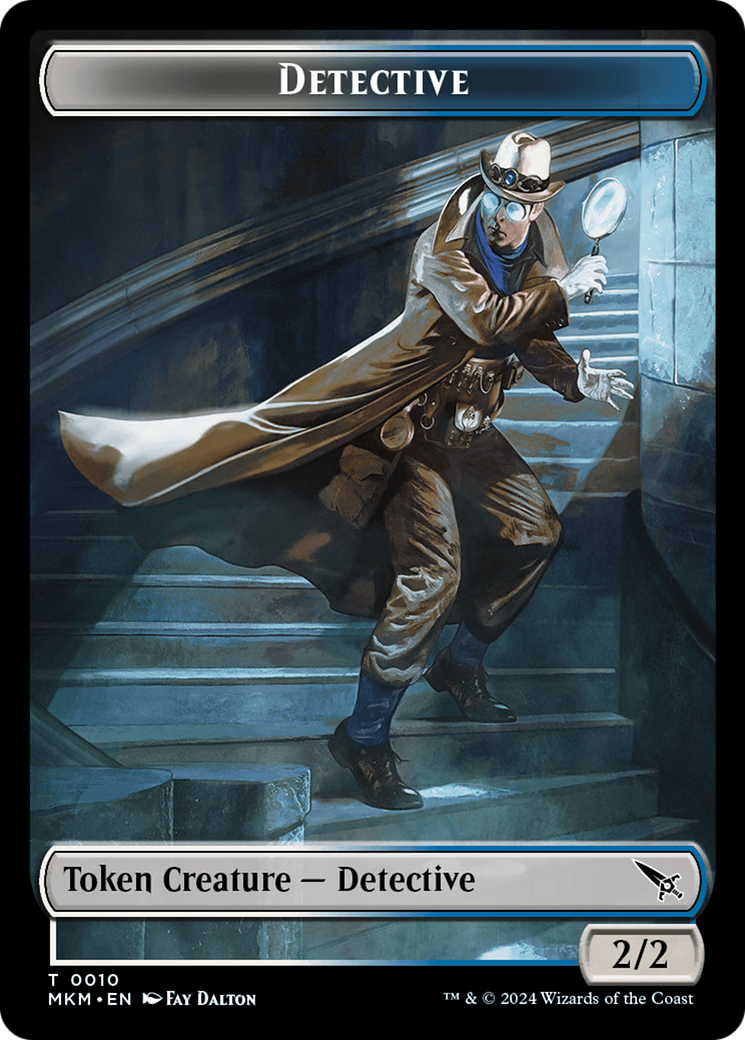 Detective // Thopter (0019) Double-Sided Token [Murders at Karlov Manor Tokens] - Evolution TCG