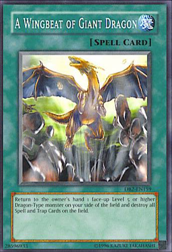 A Wingbeat of Giant Dragon [DB2-EN159] Common - Evolution TCG