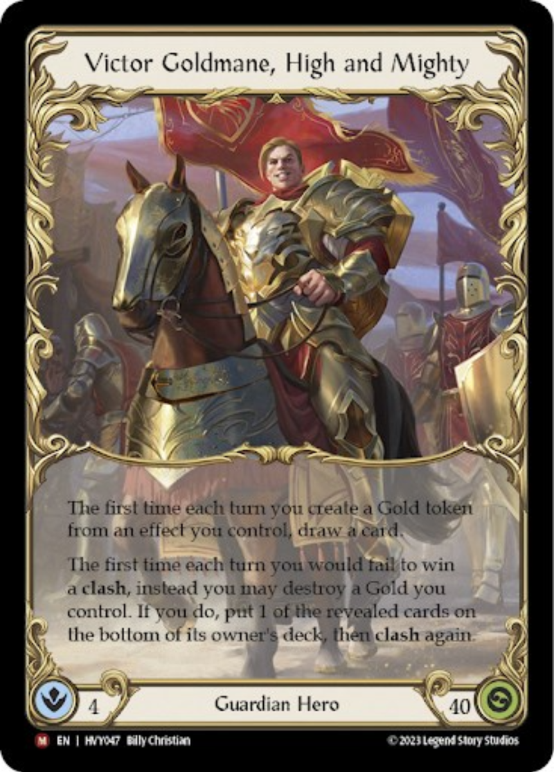 Victor Goldmane, High and Mighty [HVY047] (Heavy Hitters) - Evolution TCG