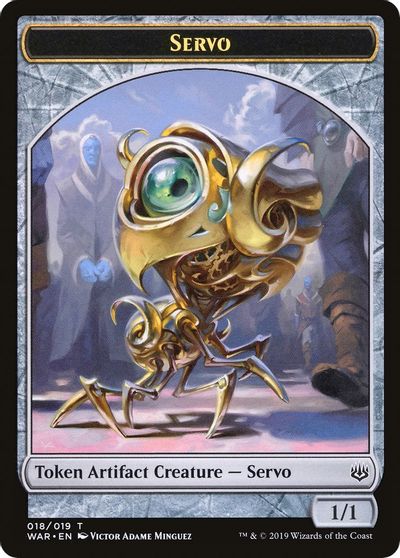 Servo // Dragon Double-Sided Token [Challenger Decks 2020 Tokens] - Evolution TCG