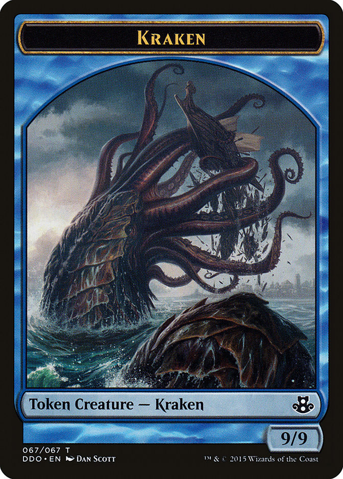 Kraken Token [Duel Decks: Elspeth vs. Kiora] - Evolution TCG