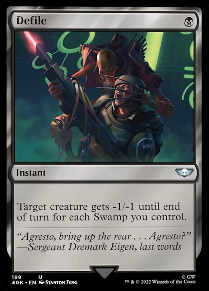 Defile (Surge Foil) [Warhammer 40,000] - Evolution TCG