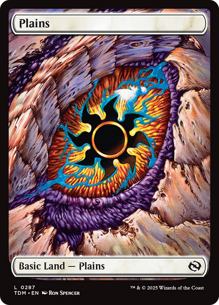 Plains (0287) [Tarkir: Dragonstorm] - Evolution TCG