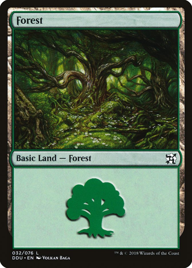 Forest (32) [Duel Decks: Elves vs. Inventors] - Evolution TCG