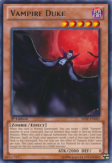 Vampire Duke [SHSP-EN082] Rare - Evolution TCG