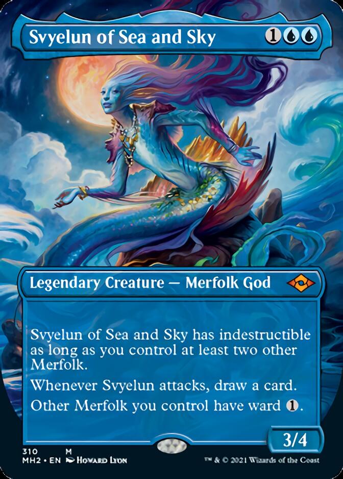 Svyelun of Sea and Sky (Borderless Alternate Art) [Modern Horizons 2] - Evolution TCG