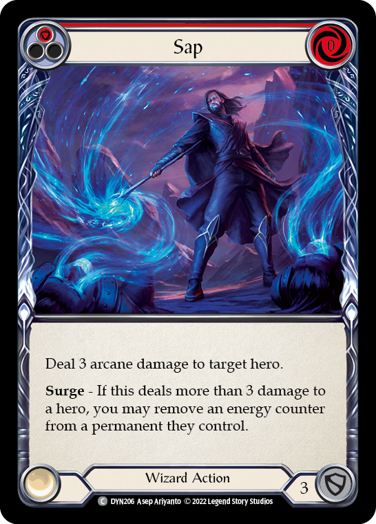 Sap (Red) [DYN206] (Dynasty)  Rainbow Foil - Evolution TCG