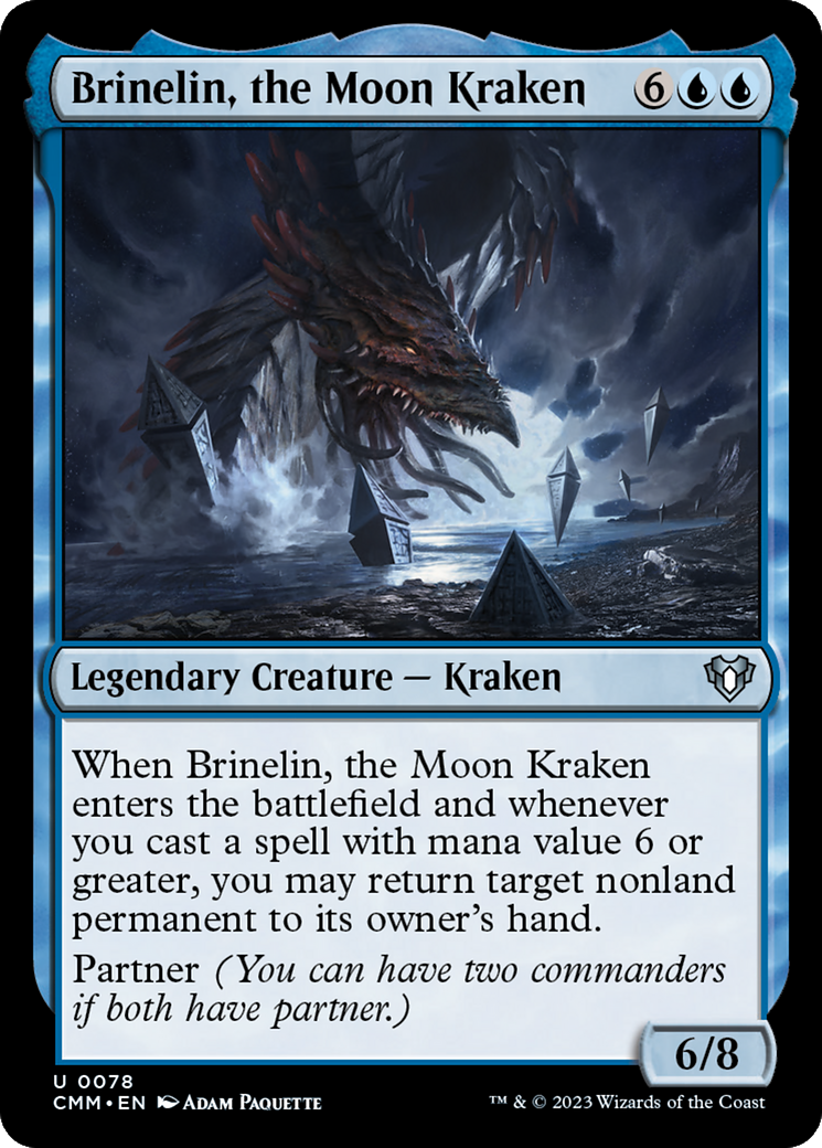 Brinelin, the Moon Kraken [Commander Masters] - Evolution TCG
