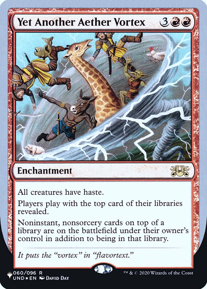 Yet Another Aether Vortex (Unfinity Foil Edition) [The List] - Evolution TCG