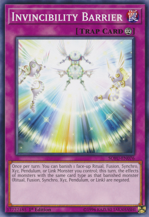 Invincibility Barrier [SOFU-EN076] Common - Evolution TCG