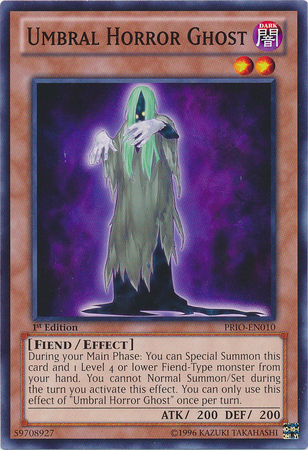 Umbral Horror Ghost [PRIO-EN010] Common - Evolution TCG