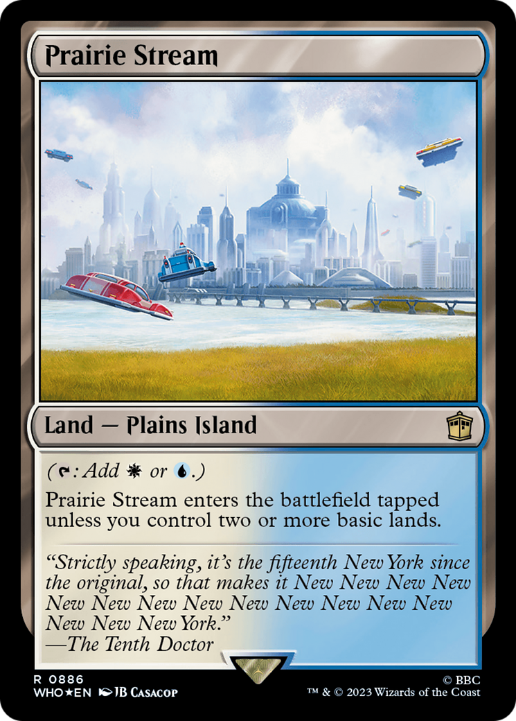 Prairie Stream (Surge Foil) [Doctor Who] - Evolution TCG