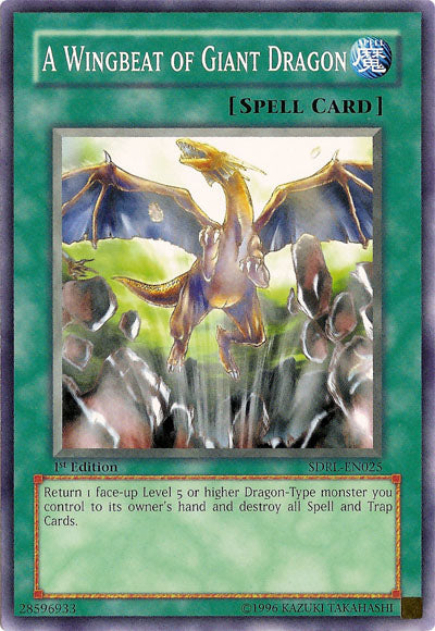 A Wingbeat of Giant Dragon [SDRL-EN025] Common - Evolution TCG