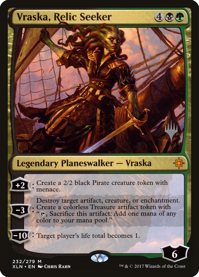 Vraska, Relic Seeker (Promo Pack) [Ixalan Promos] - Evolution TCG