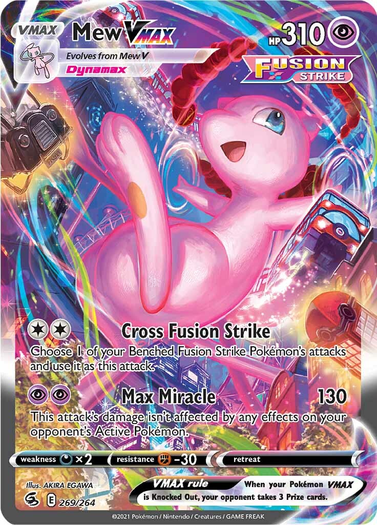 Mew VMAX (269/264) [Sword & Shield: Fusion Strike] - Evolution TCG