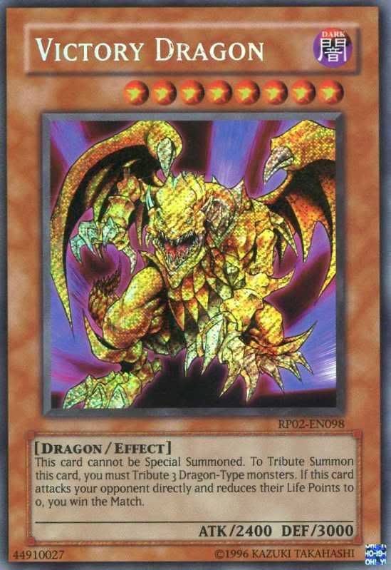 Victory Dragon [RP02-EN098] Secret Rare - Evolution TCG