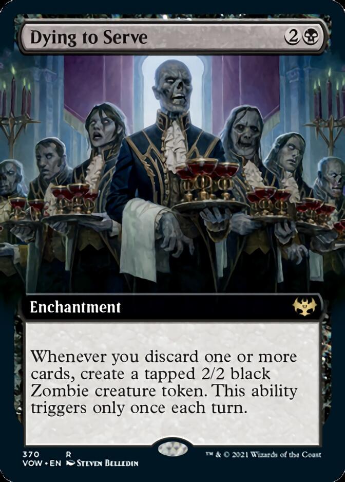 Dying to Serve (Extended Art) [Innistrad: Crimson Vow] - Evolution TCG