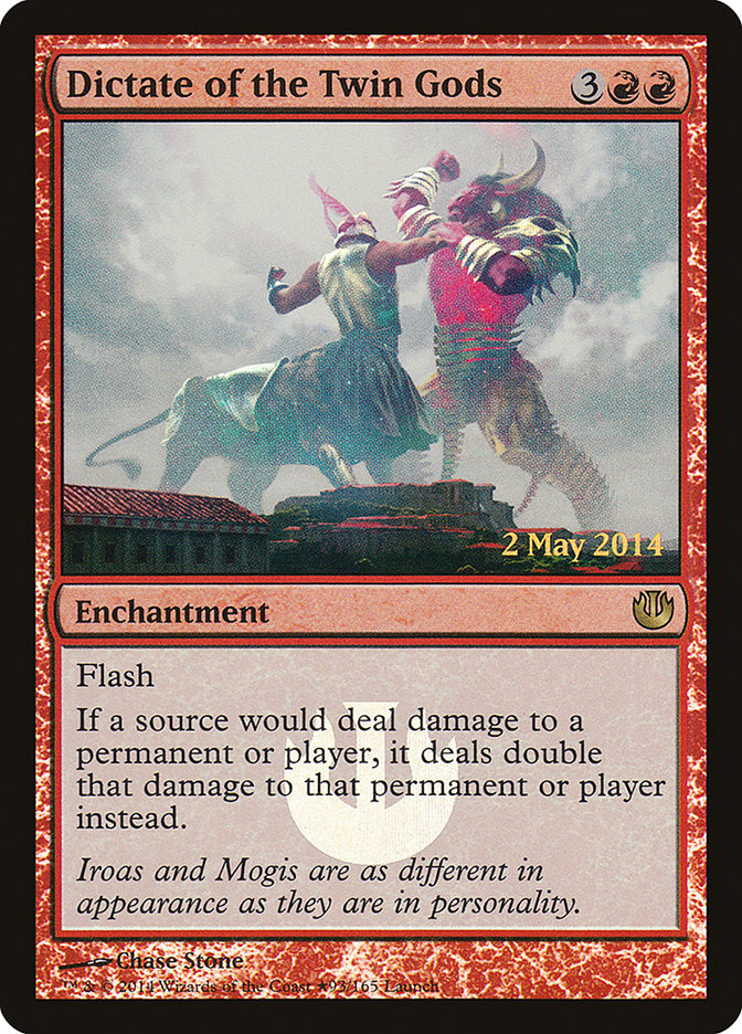 Dictate of the Twin Gods (Launch) [Journey into Nyx Promos] - Evolution TCG