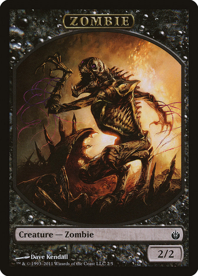 Zombie Token [Mirrodin Besieged Tokens] - Evolution TCG