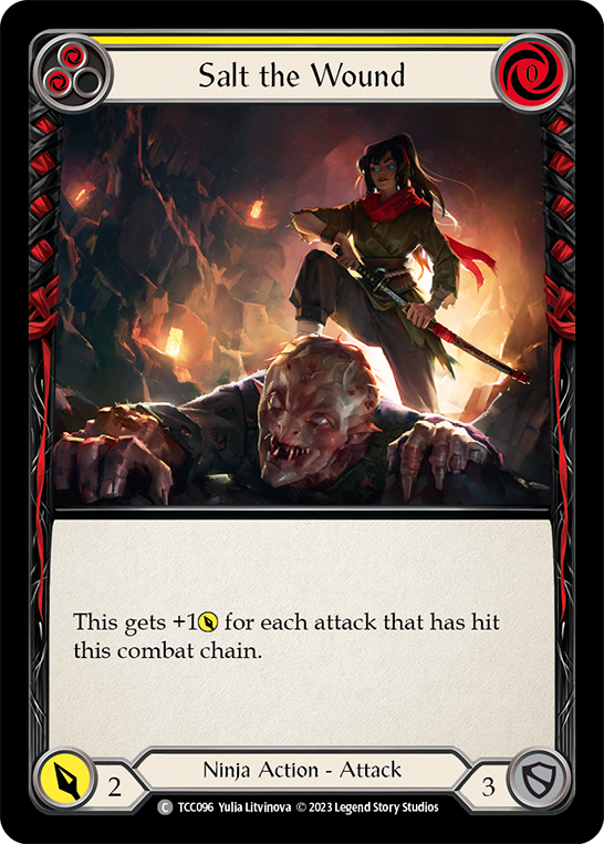 Salt the Wound (Yellow) [TCC096] (Round the Table: TCC x LSS) - Evolution TCG