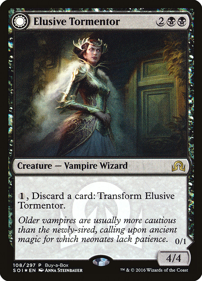 Elusive Tormentor // Insidious Mist (Buy-A-Box) [Shadows over Innistrad Promos] - Evolution TCG