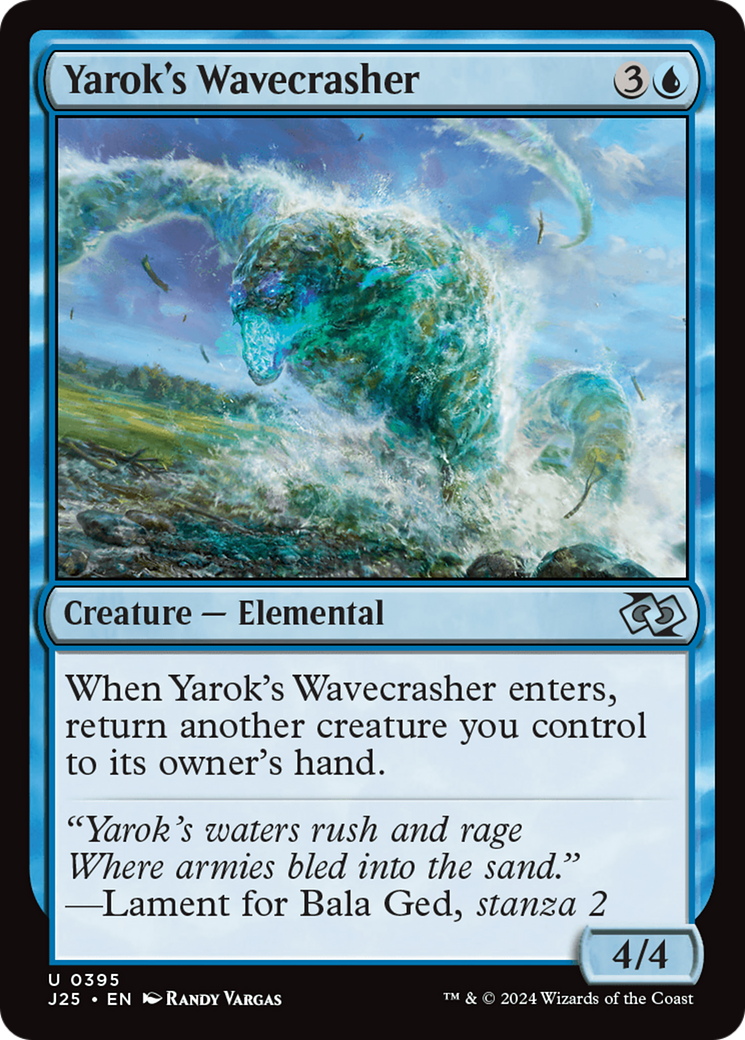 Yarok's Wavecrasher [Foundations Jumpstart] - Evolution TCG