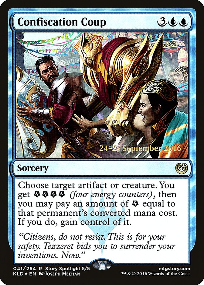 Confiscation Coup [Kaladesh Prerelease Promos] - Evolution TCG