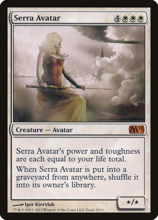 Serra Avatar (Duels of the Planeswalkers Promos) [Duels of the Planeswalkers Promos 2012] - Evolution TCG