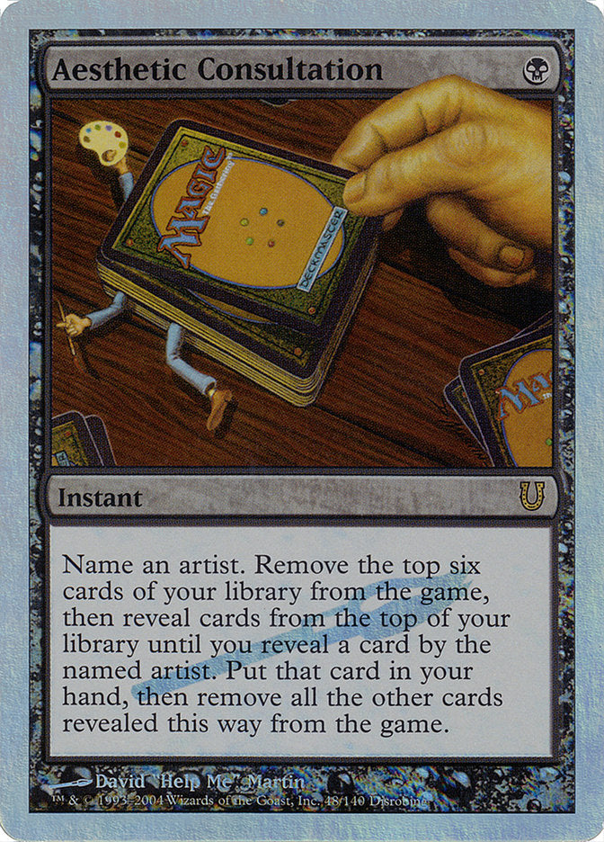 Aesthetic Consultation (Alternate Foil) [Unhinged] - Evolution TCG