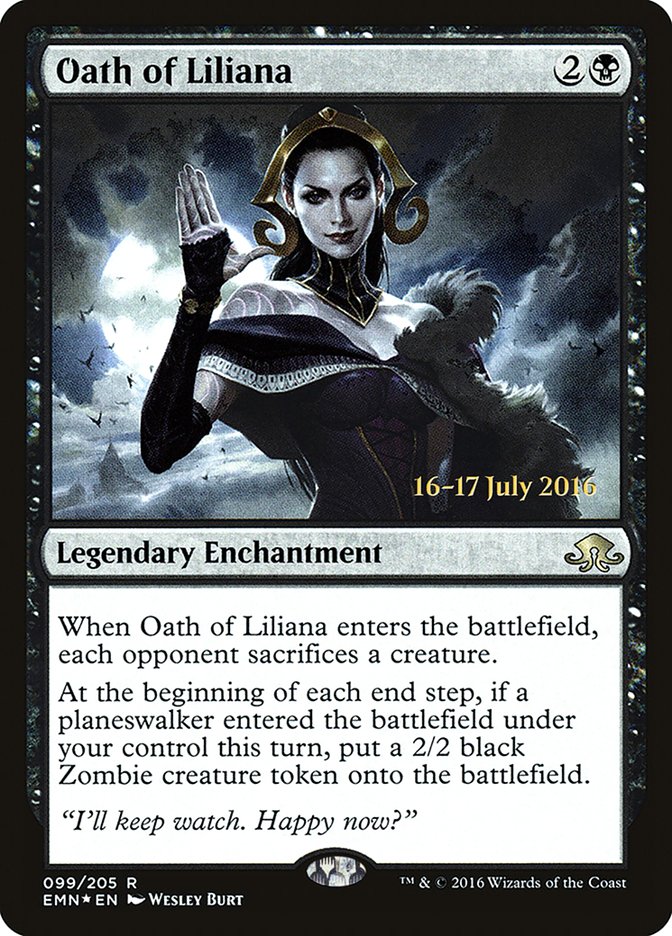 Oath of Liliana [Eldritch Moon Prerelease Promos] - Evolution TCG