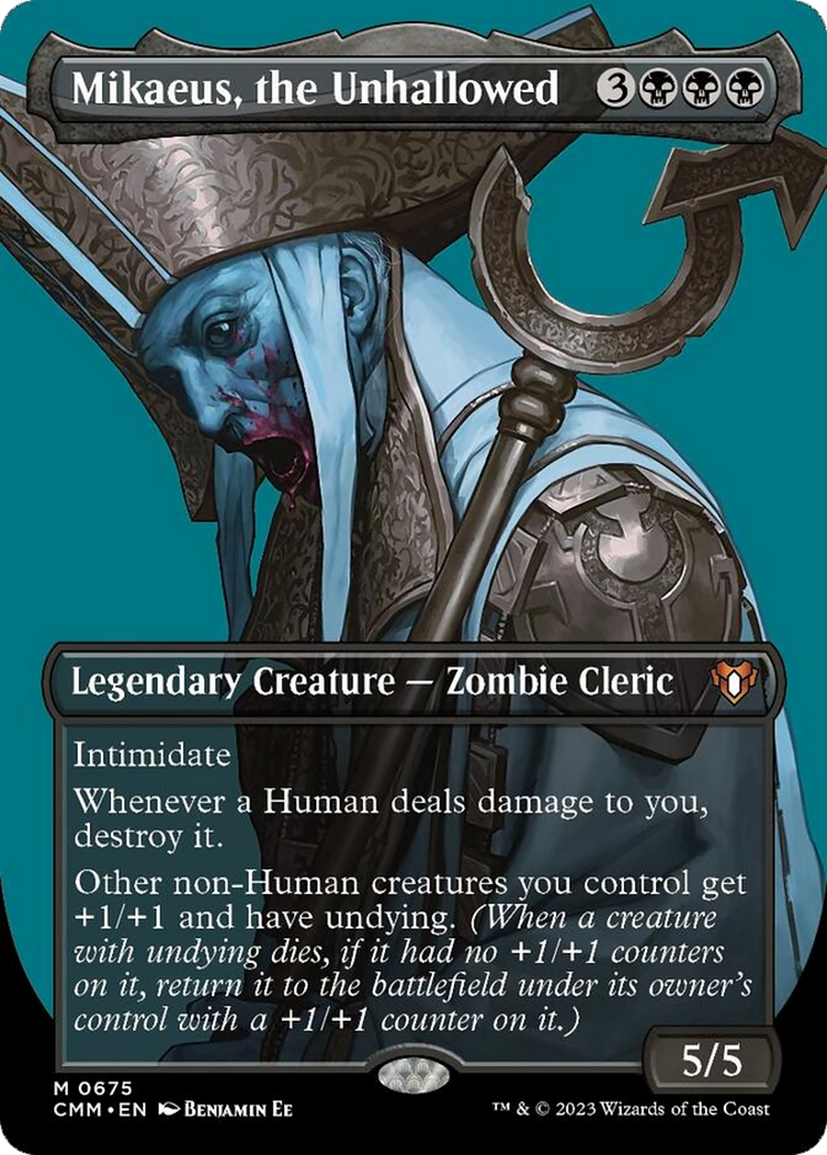 Mikaeus, the Unhallowed (Borderless Profile) [Commander Masters] - Evolution TCG