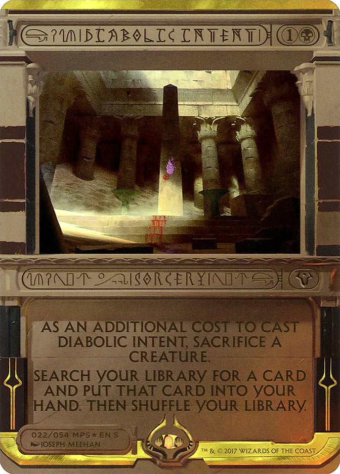 Diabolic Intent (Invocation) [Amonkhet Invocations] - Evolution TCG