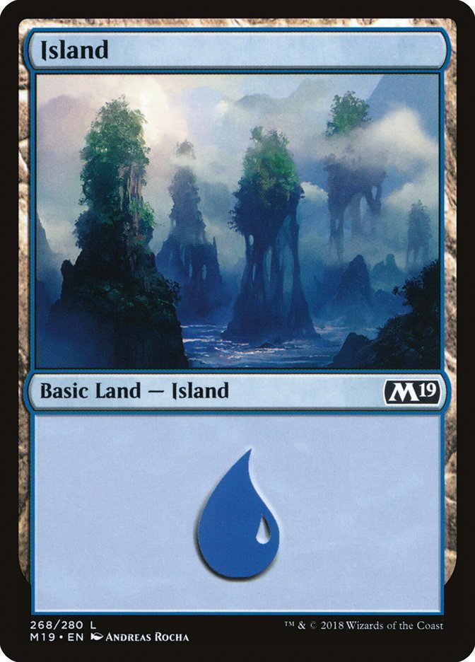 Island (268) [Core Set 2019] - Evolution TCG